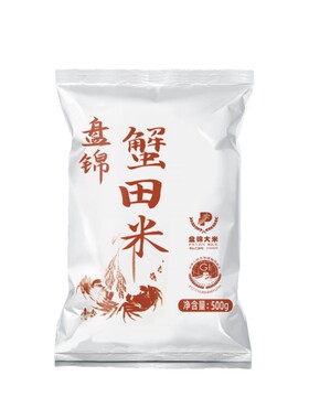盘泽园盘锦珍珠米蟹田米大米东北大米圆粒米饭粥饭1斤装新米