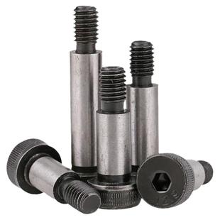 304不锈钢滚花塞打螺丝公制凸肩轴肩螺钉等高限位螺栓￠4-￠12