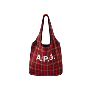 素单舍西韩系格子慵懒风帆布包女秋冬日常通勤大容量托特单间包包