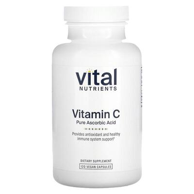 Vital Nutrients维生素C120 粒素食胶囊