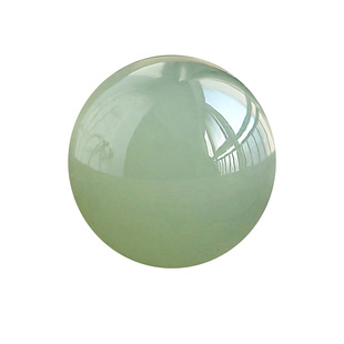 新疆和田玉圆珠冰晴玉珠子散珠手串文玩配饰配珠diy做耳坠串手链