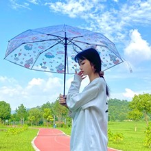 Зонт прозрачный фото