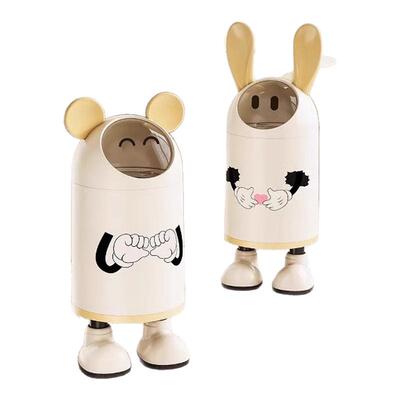 高颜值垃圾桶可爱家用客厅轻奢