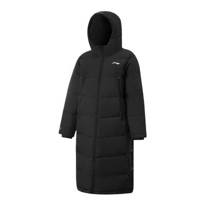 李宁正品男大童保暖长款羽绒服