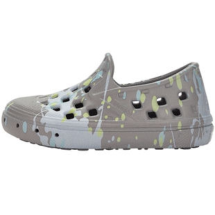 Vans范斯童鞋官方 Slip-On泼墨设计一脚蹬小童凉鞋洞洞鞋涉水鞋