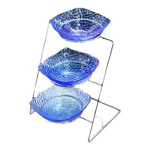 酒店早餐自助餐台食物展示架摆台水果盘凉菜架子器皿沙拉摆盘冷餐