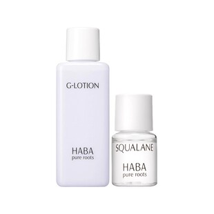 【淘金币赠回购券】HABA润泽水20ml+美容油4ml 温和净肤清爽补水