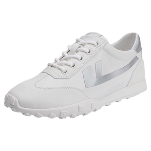 回力小白鞋春夏季低帮女鞋街头流行休闲鞋透气帆布软底德训慢跑鞋