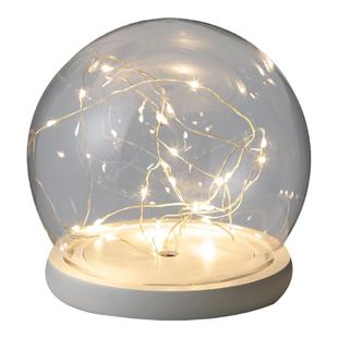 永生花玻璃罩手办玫瑰花防尘展示盒卡扣LED小夜灯EVA防脱落灯串底