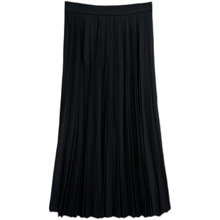 APPENDAGE经典款秋季通勤百搭裙子中长款a字版高腰半身百褶裙女