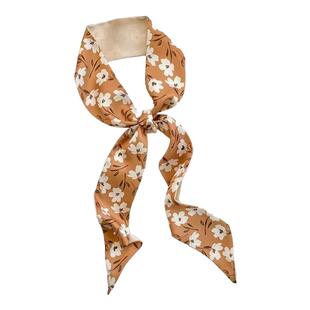 长条丝巾装饰邦包小缠绕系手柄领巾绑发百搭飘带礼伴手