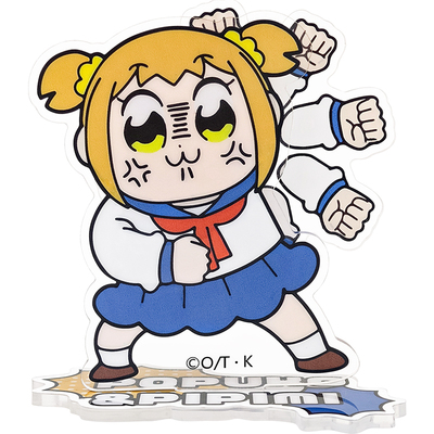 歪瓜出品POP子和PIPI美旋转立牌