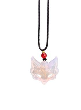 狐狸面罩项链守护灵情侣礼物