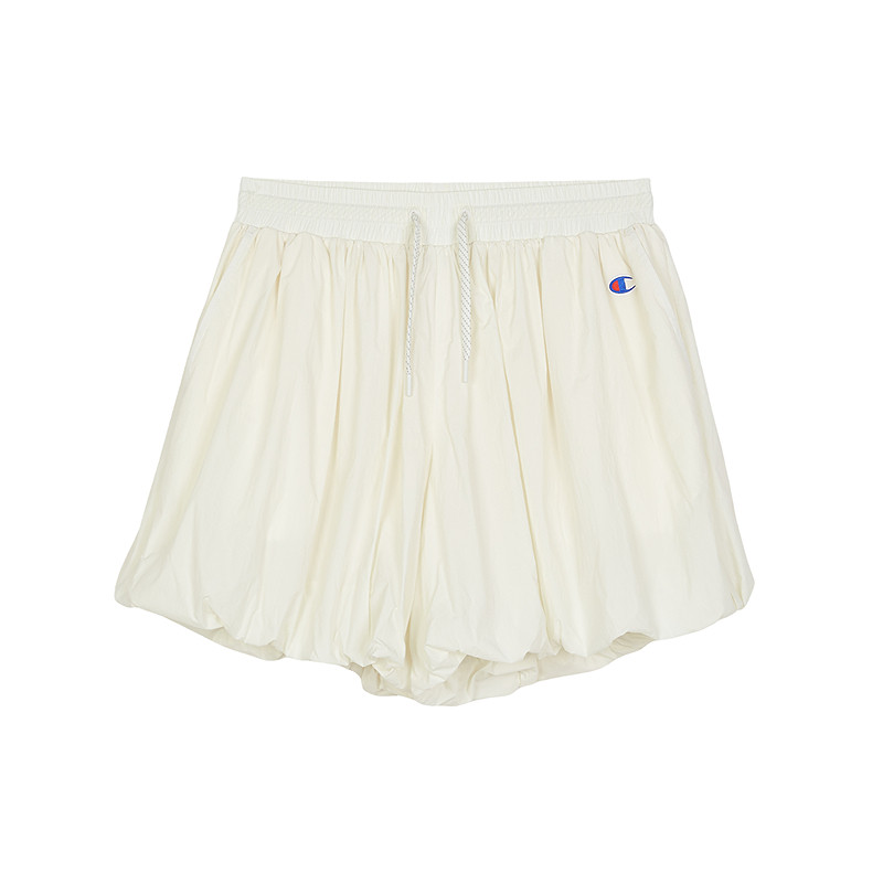 Champion冠军花苞裙裤女2026春季新款抽绳灯笼短裤甜美风蓬松休闲