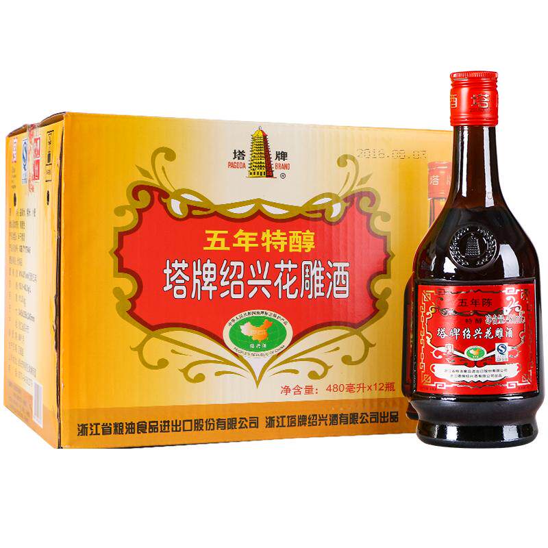 塔牌五年特醇花雕酒12手工冬酿