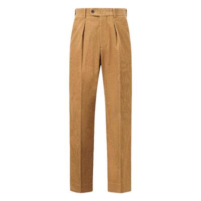 【纯棉灯芯绒】复古直筒西裤