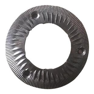 150型家用小钢磨配件铁磨片磨浆机钢轮磨粉机干湿两用铁磨盘专用