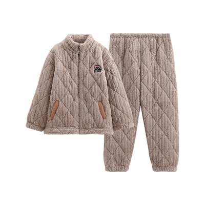 芬腾情侣睡衣珊瑚绒冬季加厚套装