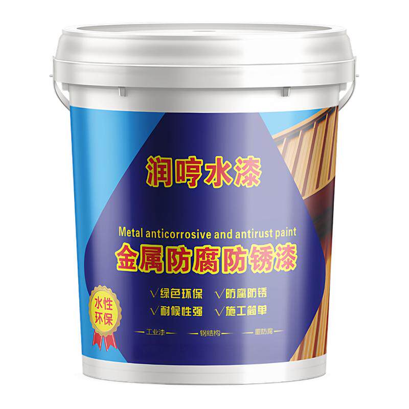 润哼醇酸钢构漆镀锌管道专用漆
