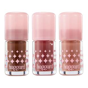 haggard伊莫怪兽系列水光护唇蜜口红唇釉固体透明镜面显白轻纱