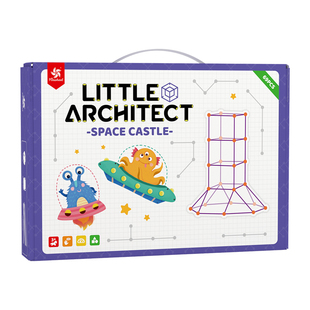 Pinwheel小小构建师儿童立体几何图形搭建空间思维训练积木大号