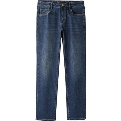 海澜之家轻商务保暖大码牛仔裤男