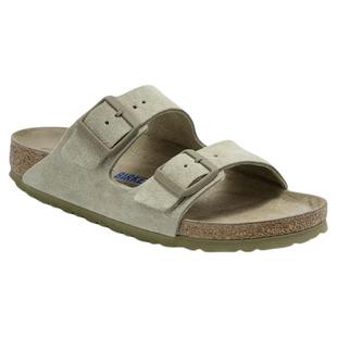 BIRKENSTOCK德国进口男女款牛皮绒面革软底Arizona双扣凉拖鞋