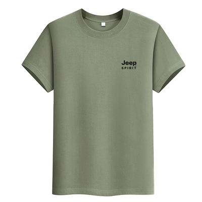 JEEPSPIRIT纯棉透气短袖T恤男