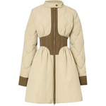 2025冬季新款时尚甜酷风撞色收腰显瘦南瓜裙白鸭绒保暖羽绒服