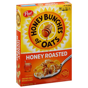 美国现货Post Honey Bunches Oats宝氏蜂蜜扁桃仁烘烤麦片Cereal