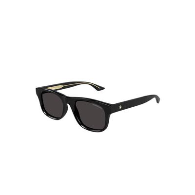 万宝龙Montblanc矩形板材全框男女同款防晒太阳镜墨镜MB0421S