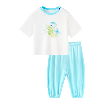 Babycare自然凉家居服套装宝宝选短袖长裤睡衣儿童夏季空调居家服