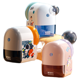 晨光卷笔刀小学生专用幼儿园小型手动铅笔刀美术生素描卷笔器大口径洞洞笔速写旋笔刀儿童手摇式转笔刀削笔器