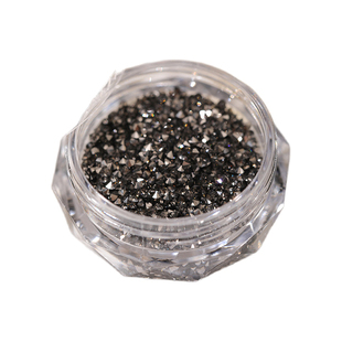 美甲微锆套装2026网红爆款超细钢珠链条透明幻彩水晶砂指甲钻饰品