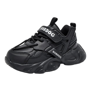 巴布豆童鞋男童棉鞋2025冬季新款加绒保暖儿童鞋子女童二棉运动鞋