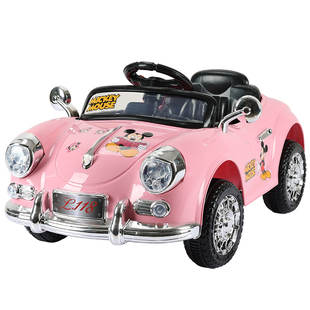 婴儿童电动车四轮遥控汽车可坐男女小孩摇摆童车宝宝玩具车可坐人