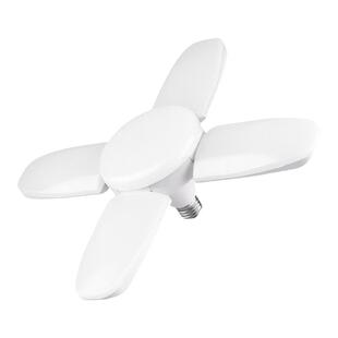 110v灯泡85V-265V宽电压四叶折叠灯台湾日本专用低电压灯E27螺口