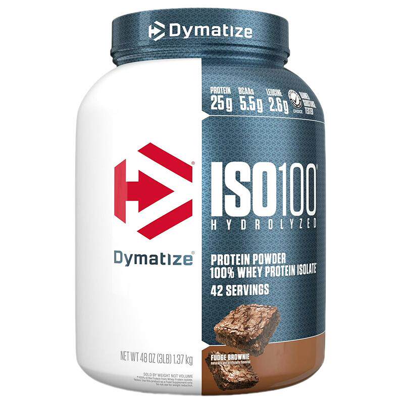 Dymatize狄马泰斯ISO100水解分离纯乳清蛋白质粉3磅运动营养粉
