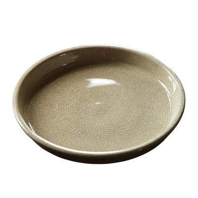 觅白言物壶承茶托漳窑开片老物件