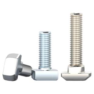 304不锈钢欧标T型螺丝铝型材配件螺钉T形螺栓M5M6M8 30型40型45型