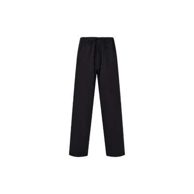 Moschino Jeans  女士棉质斜纹布裤抽绳休闲裤