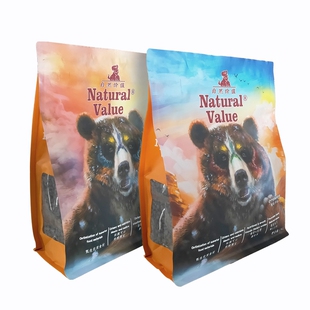 自然价值棕熊猫粮宠物冻干英短布偶幼猫成年猫通用型猫咪主食3斤