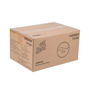 SC0TT金佰利7410A一次性马桶坐垫纸坐便器孕妇坐便纸单包125张