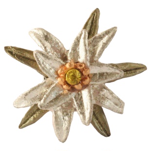 Michael Michaud雪绒花别针2026新款毛衣胸针女高级感女神节礼物