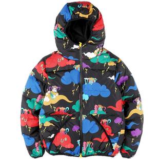 DEVIL NUT潮牌恶魔情侣无性别有帽保暖保暖短羽绒服 四大天王 ANT