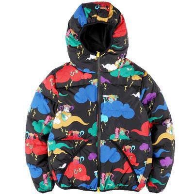 DEVIL NUT潮牌恶魔情侣无性别有帽保暖保暖短羽绒服 四大天王 ANT