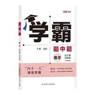 江苏版2026春学霸题中题数学物理物理化学英语语文七八九年级上下册人教版苏科版译林版组合训练初中练习册同步教材经纶江苏通用