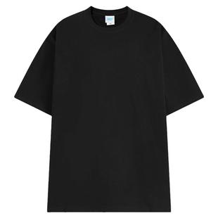 NELY小尼力重磅260g新疆精梳纯棉短袖T恤男女纯色打底衫内搭半袖