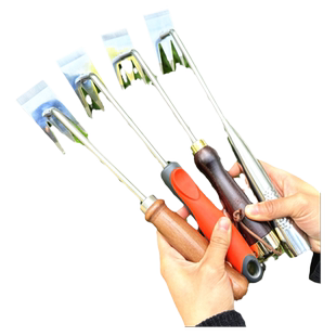 拔草器除草韭菜刀工具不锈钢挖野菜连根耙子挖菜铲拔草缝隙除草钩