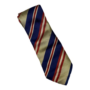 vintage中古真丝领带男女休闲商务英伦手打波点璀璨条纹学院风男